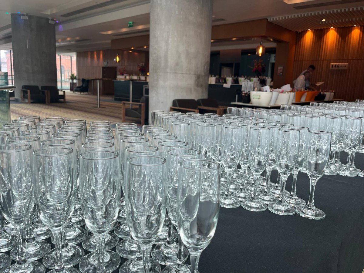 NWRCAwards's tweet photo. 🚧 Things are well underway @HiltonMCR in preparation for tonight’s awards… 

🎉 We can’t wait to see you all! https://t.co/MftT38VA0t