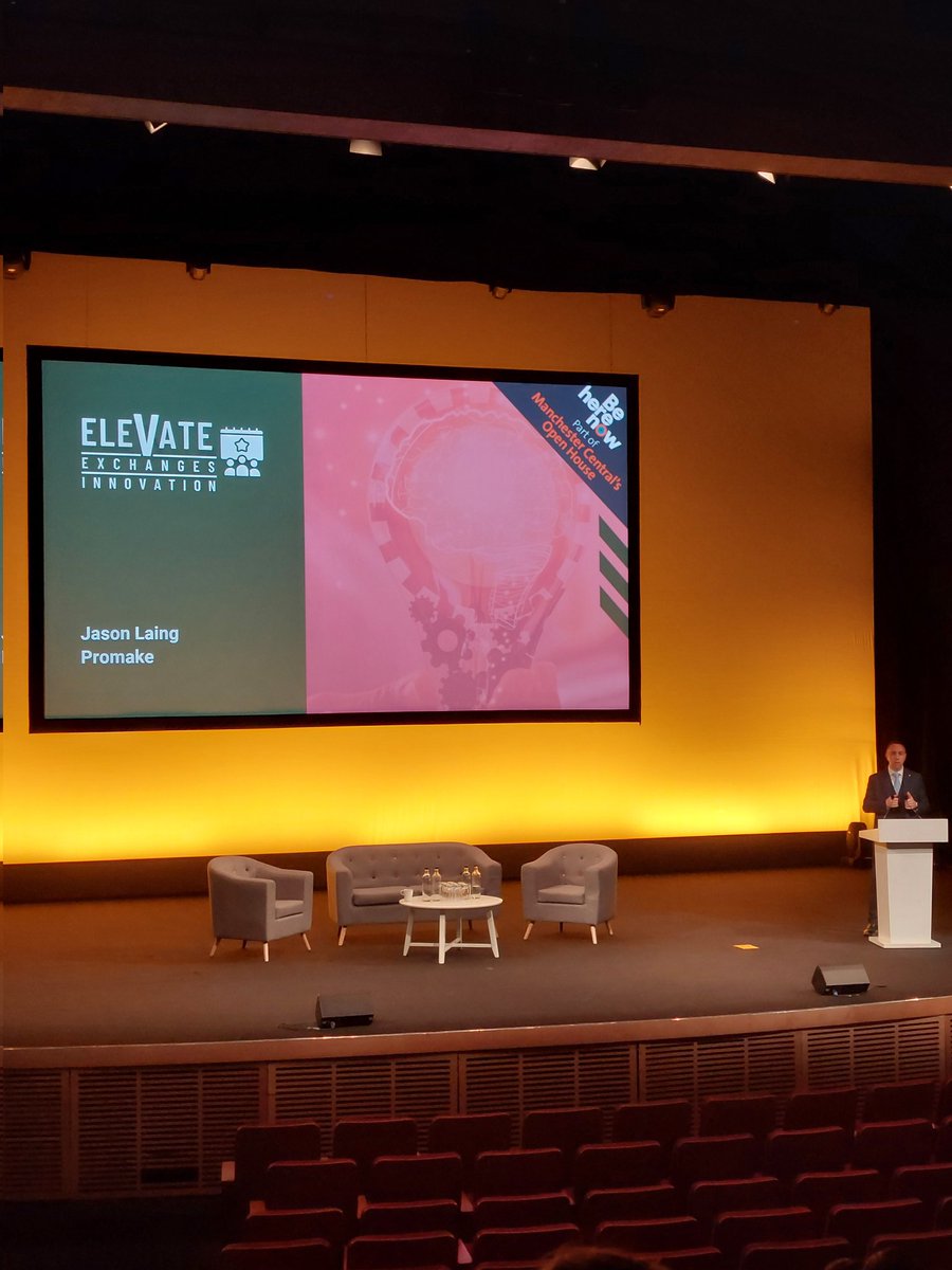 ElevateGM's tweet image. Next up to deliver a lightning talk is @JASONLAING15 @Promake, telling us about the incredibly innovative work they're doing in the medical field 💊