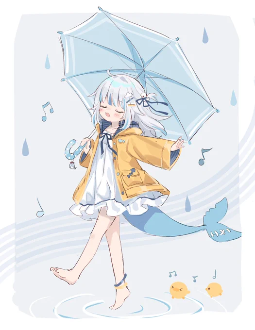 🌧️🎶#gawrt 