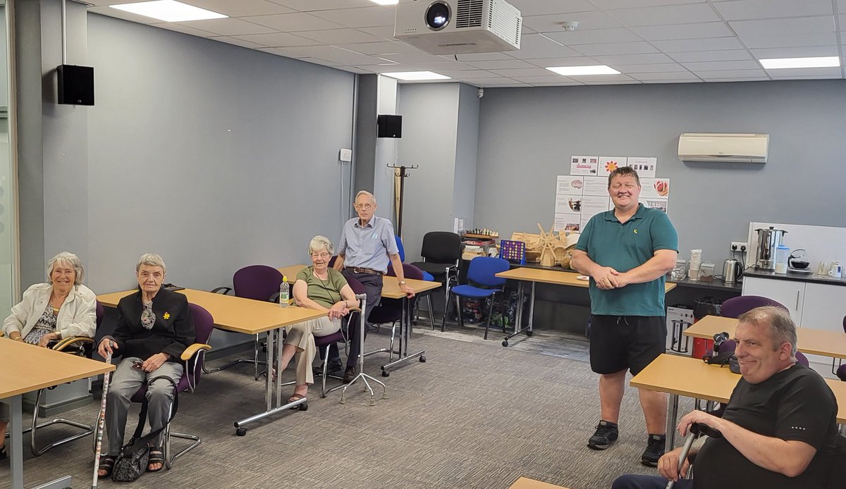 ThinkAheadWigan's tweet photo. ๐ฅ Cinema Club ๐ฅ
๐ Another great afternoon at our centre. Stroke survivors and carers connected over their shared interest of all things film! Like minded people supporting one another on a pillar of peer support.
โ๏ธ Call 01942 824888 to book onto the next session! https://t.co/TmV9sGJWbc