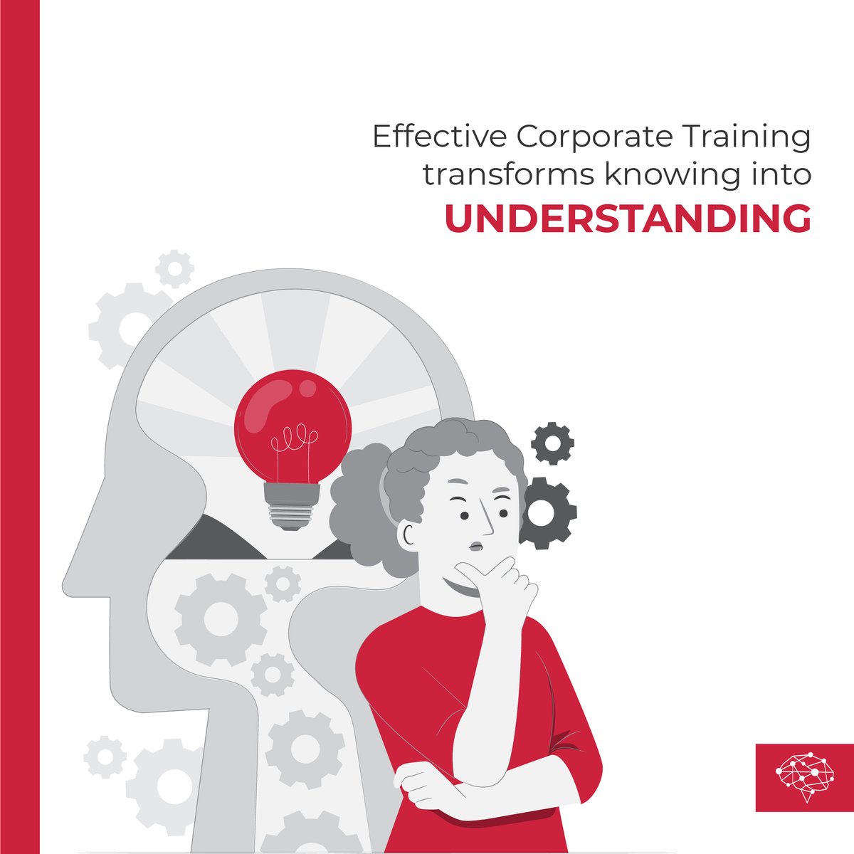 Knowing is static. Understanding is dynamic. Companies need differentiated #ProfessionalDevelopmentPrograms that address the diverse learning needs of employees so they ascend from static knowing into dynamic understanding. #LearningSolutions that meet your  training needs.