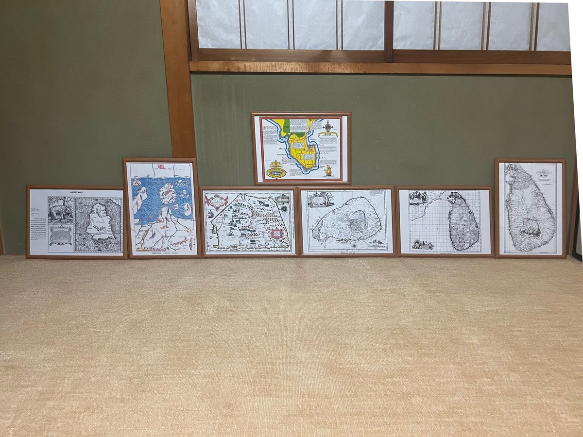 kareikarai's tweet image. 昨日アップした地図と合わせて。
#SriLanka #SriLankaOldMap #AncientMap #SriLankanAncientMap #スリランカ #スリランカの地図 #スリランカの古地図