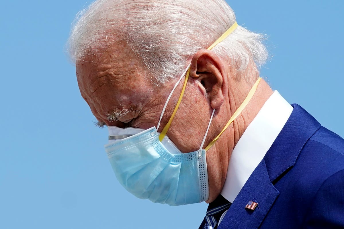 🚨 Double-masked and quadruple-vaxxed Biden just tested positive for Covid 🤡
