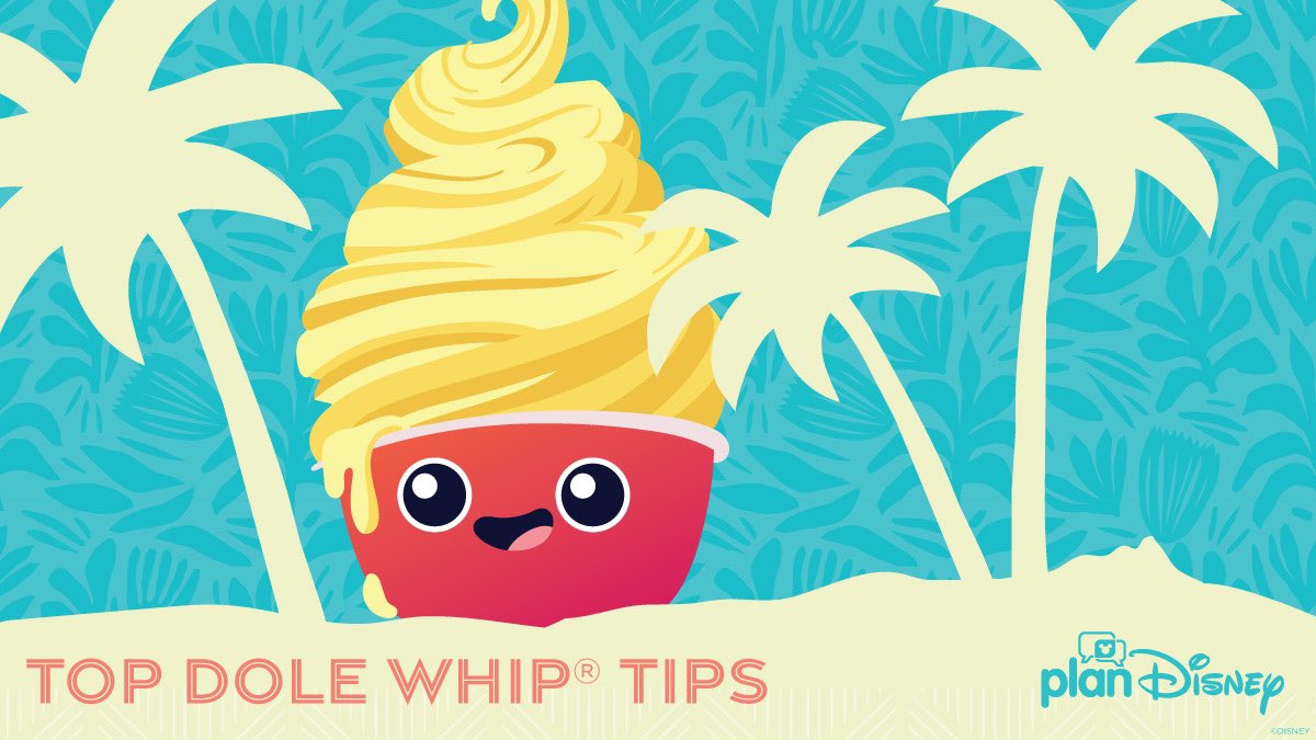 plandisney's tweet photo. It’s DOLE Whip Day! 🍍

To celebrate, the planDisney panelists have whipped up some tips, recommendations, and fun facts about this classic treat: https://t.co/UxtfgsZPds #planDisney 💬 https://t.co/bQPuN5hWdQ