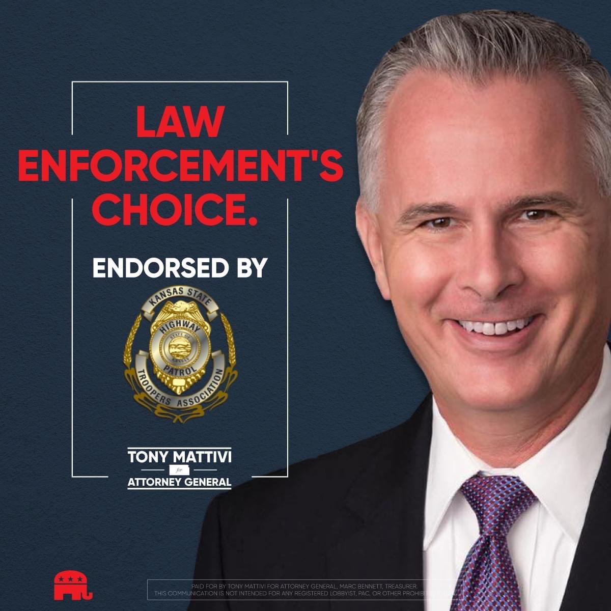 As a candidate for Attorney General, I have the support of law enforcement. As Attorney General, they will have mine.