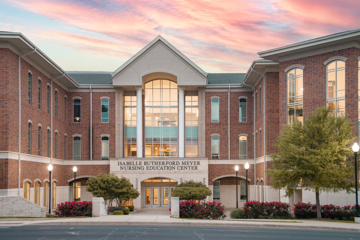 UMHB's tweet image. The Isabelle Rutherford Meyer Nursing Education Center isn't the typical college classroom setting.

The building features a fully-functional simulation hospital, allowing students to learn in a real-world environment.
