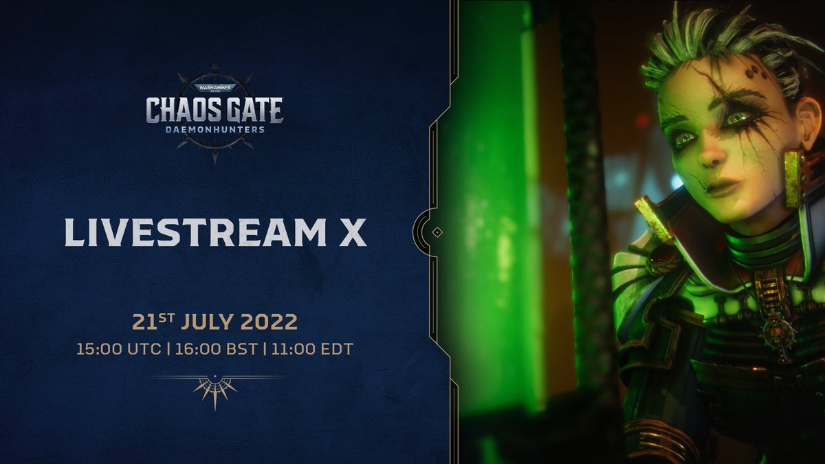 🔴 Join us live now on twitch.tv/frontierdevelo… as the Grey Knights investigate a corrupted Aeldari Craftworld...