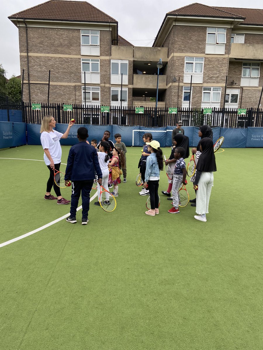 InspireTogeth3r's tweet photo. Another fun-filled day at our Taylor Road #HAF2022 camp! The children have been playing tennis, parachute games and lots of different dodgeball variations! We’ve also learnt about the Commonwealth Games, and which para-sports are included! @ActiveLLR #moveyourownway #summerfun https://t.co/UTwx8SoT7F