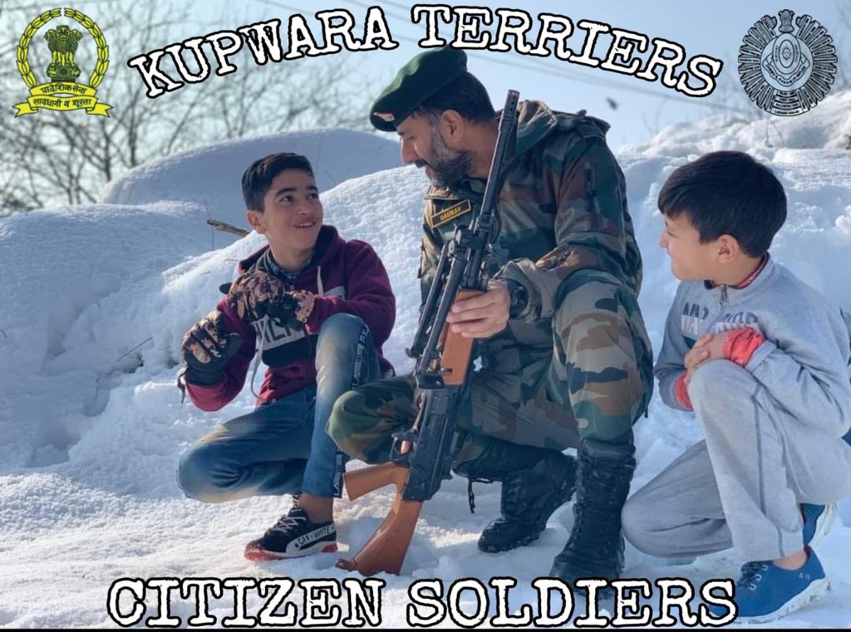 #citizensoldiers of #kupwara dedicated to #engage #educate and #empower the #youth #indianarmyinkashmir #kupwaraterriers #CLX @adgpi @ChinarcorpsIA @NorthernComd_IA