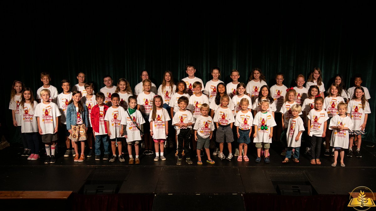 We've got some excited campers ready to perform #TheLittleRedHen tomorrow afternoon!

Just one performance happening THIS Friday at 2pm! For tickets call (864) 268-9342 or visit ci.ovationtix.com/35062/producti…