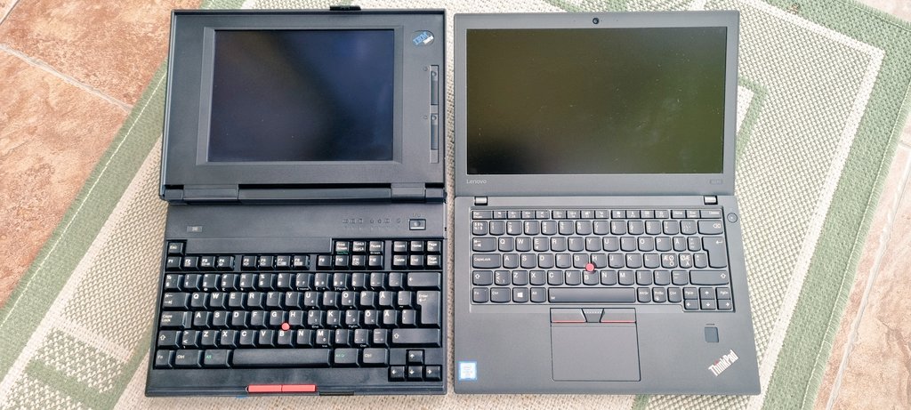WZorNET's tweet photo. 💻#IBM @LenovoThinkPad #ThinkPadThursDay 
💎 #ThinkPad X250, X270
VS vintage #IBMThinkPad 340😜👉 https://t.co/8hiBMk1KgV
🔴 #TrackPointCaps 😋👍 https://t.co/KUiEymx05n