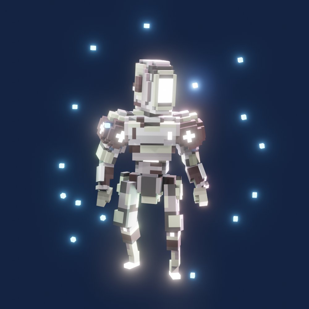 voxodeus's tweet photo. There are thousands of Med Robits out there in Omega Space, but Medicaller is different. By finding a loophole in their code, they were able to go into business for themselves. 

A shrewd businessbit, it’s not really known what Medicaller is saving towards.

#VoxoLore https://t.co/pmBI5aHw6I