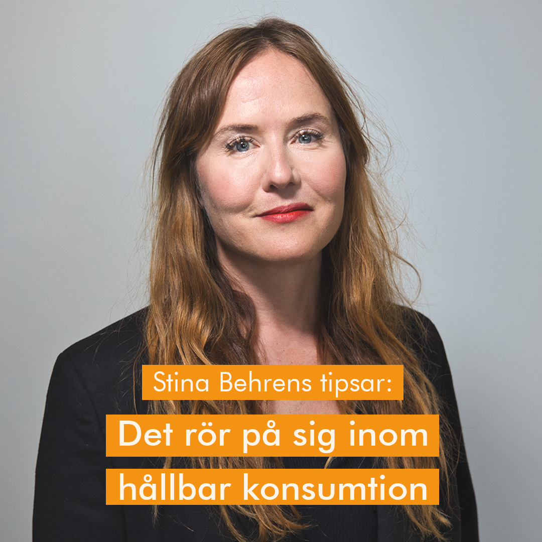 Du har väl inte missat vårt senaste nyhetsbrev där du bland annat kan läsa flera tips från Stina Behrens om det som sker inom hållbar konsumtion och produktion? 
Läs våra tidigare nyhetsbrev och prenumerera axfoundation.se/nyhetsbrev