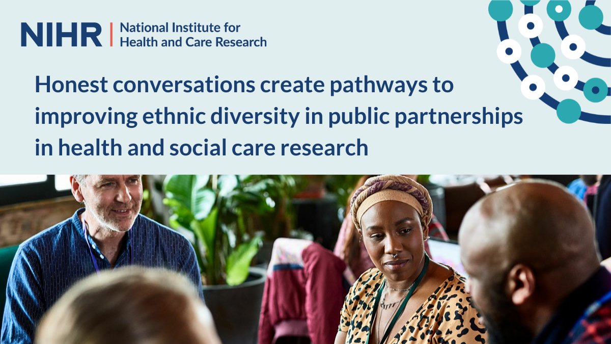 We are committed to increasing diversity in all areas of our research. In partnership with <a href="/EgalityHealth/">Egality Health</a>, <a href="/MancBMEnetwork/">ManchesterBMENetworkCIC</a> &amp; <a href="/SAHealthAction/">SAHA UK</a> the latest Necessary Conversations event explored working with communities to improve diversity.

Read the blog: nihr.ac.uk/blog/honest-co…