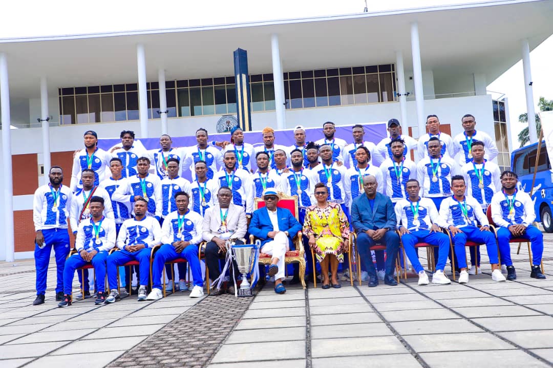GovWike's tweet photo. Today, our own @RiversUnitedFC, winners of @NPFLOfficial were at the RVGH to present their trophy

To encourage them the players will get $20K each &amp; be sent to Madrid on a 2-week training tour

They will also get the needed support to succeed in their continental competition https://t.co/a17I1m6bz1