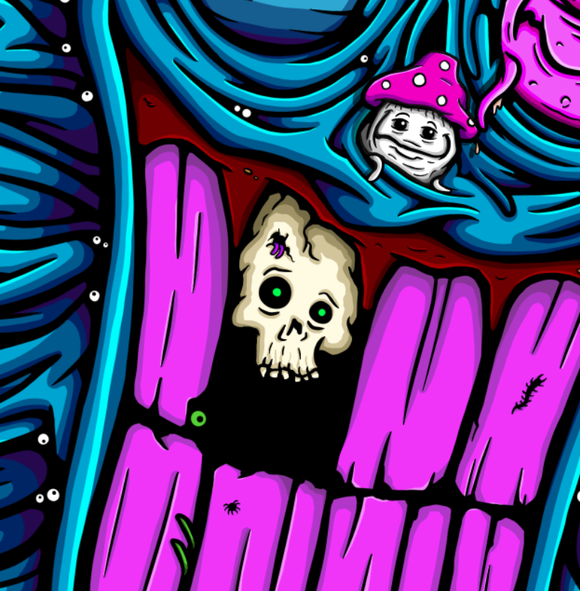 PsychonautzNFT's tweet photo. Top Skull Tooth 2
Cling #Creaturez #Psychoz
#nftcommunity #nftart #psychedelicart https://t.co/qm0DrncvcF