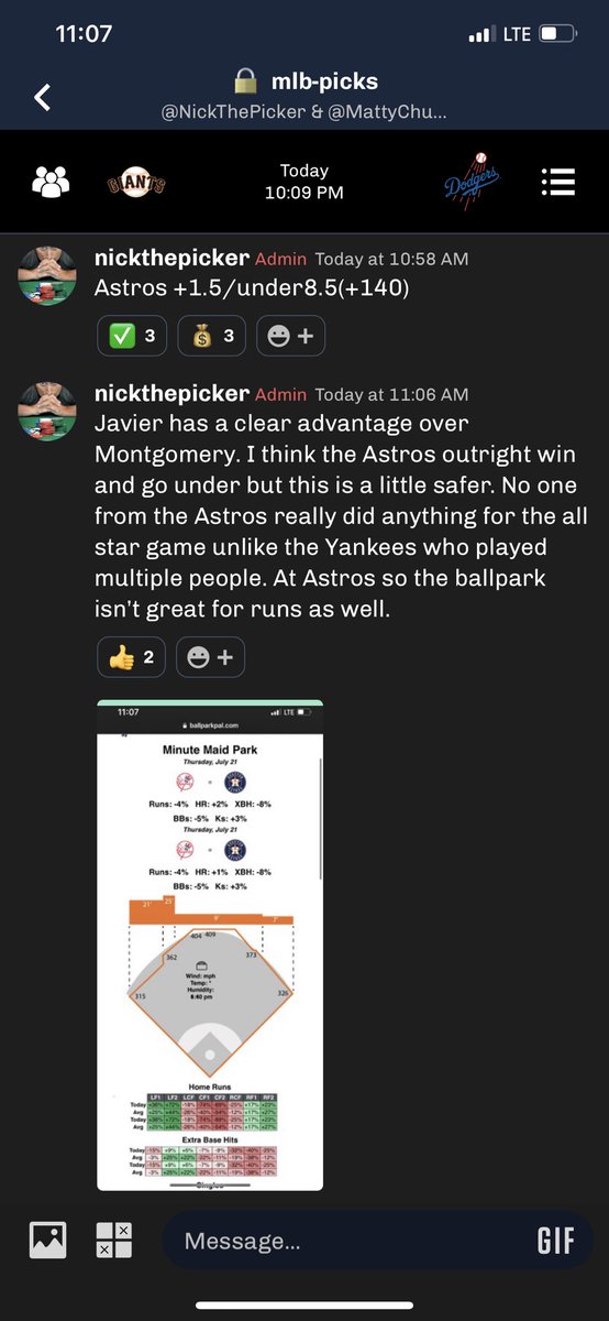 Nickthepicker's tweet photo. This might be my play 2nd and last play for today… Game 1 #GamblingTwitter https://t.co/ALeJ5oRP47