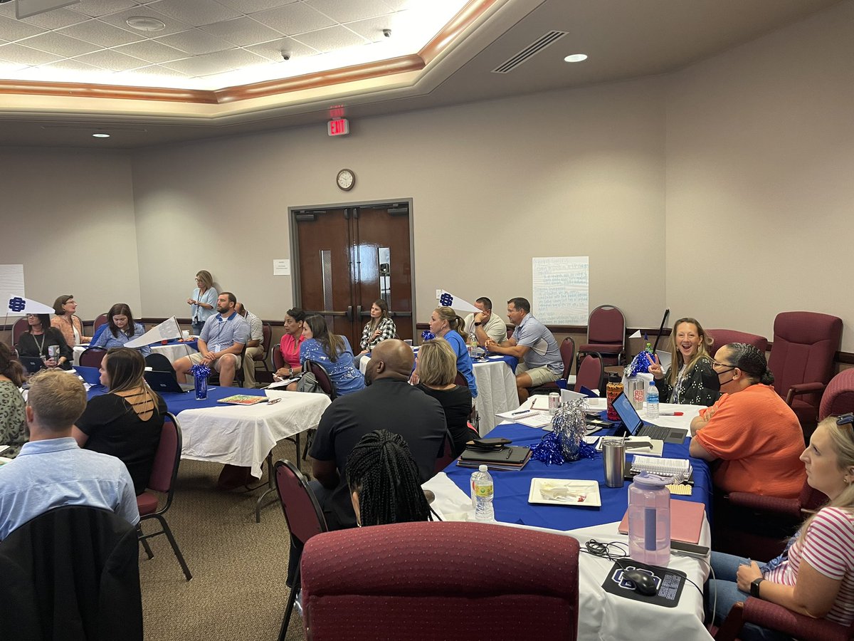 Our district leadership team is meeting today to prepare for the upcoming school year! We cannot wait to welcome our students back!