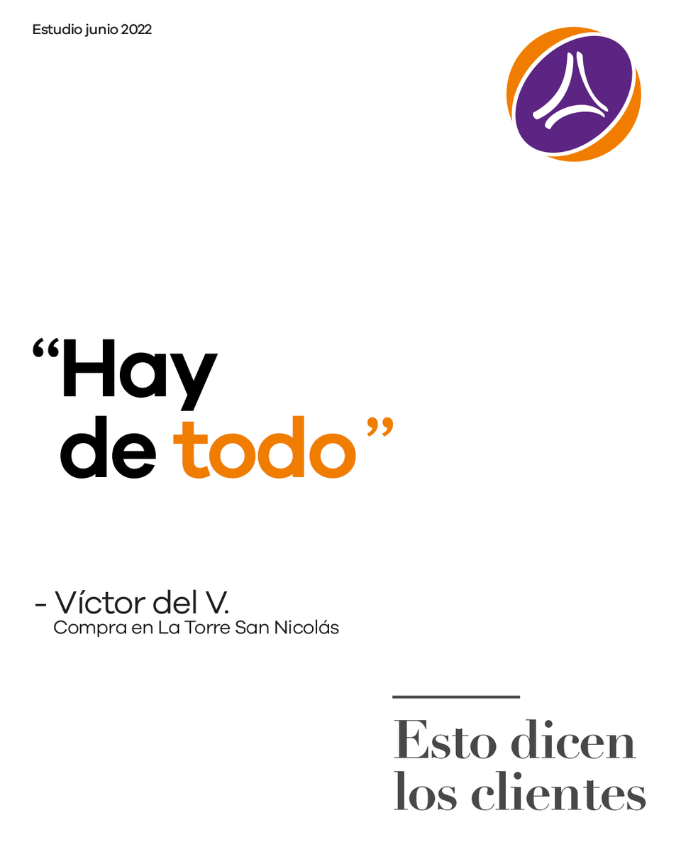 Esto dicen los clientes.