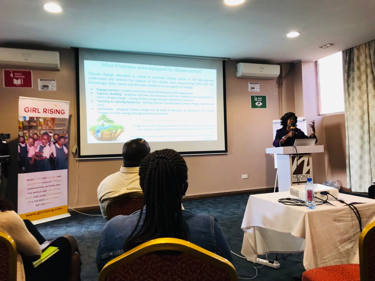 Happening now at #Ngong hills hotel , #educationforclimate hosted by Girl Rising and Metis .#education  is one of the key areas through which we can use to sensitise learners on  #climate change for #climate-action.
#KenyareimaginED
#metiscollective
#REimaginingED