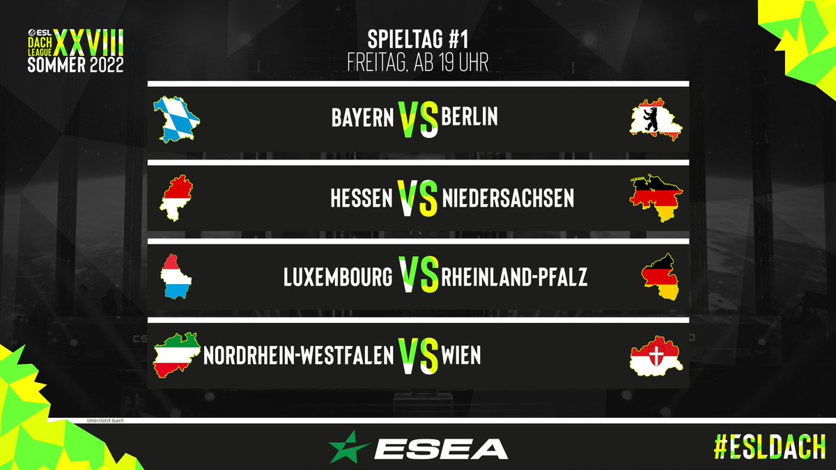 ESLGermany's tweet photo. Nach der #IEM ist vor der #ESLDACH League! 🙌
Morgen ist direkt der erste #CSGO Spieltag der Season 28! 🥳

Seid ihr auch so Hyped wie wir? https://t.co/0GSSt9I36G