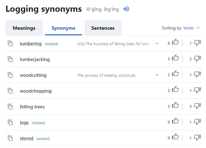 AlexSansrire's tweet photo. Since ILoggingService is already used, I was looking for synonyms. Somehow these don't feel like the words I was looking for 😅 https://t.co/8Ia53GAt5P