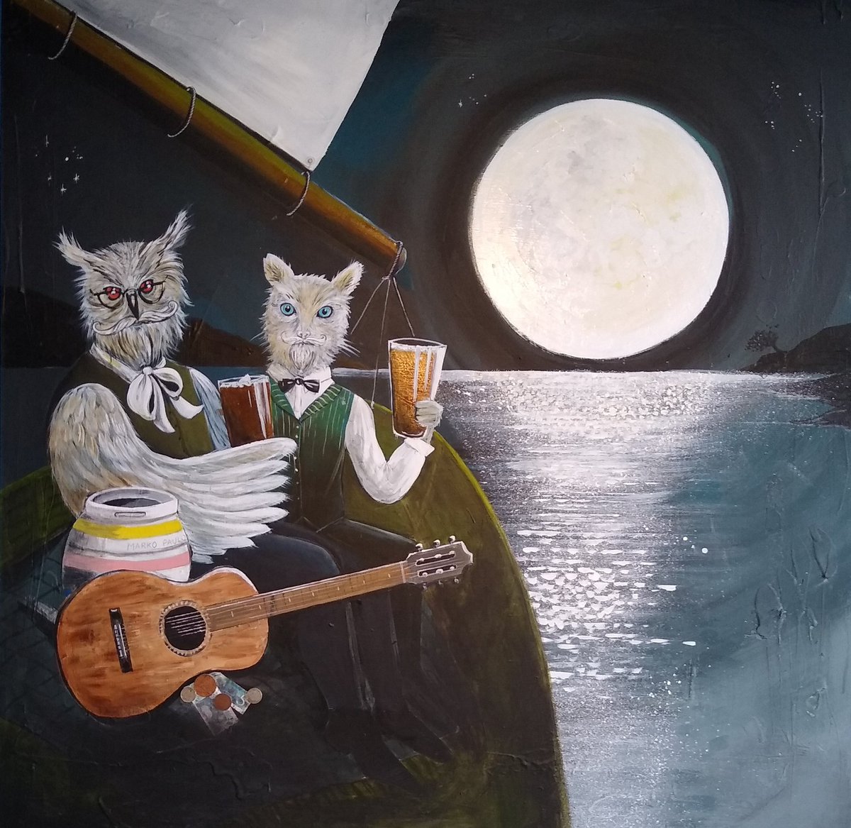 Owl & Pussycat W13 (@oap_micropub) on Twitter photo A reminder that most of the excellent artwork on display in our pub is the work of the incredibly talented local artist, <a href="/helen_trevisiol/">Helen Trevisiol Duff</a>. Come in for more like this... A reminder that most of the excellent artwork on display in our pub is the work of the incredibly talented local artist, <a href="/helen_trevisiol/">Helen Trevisiol Duff</a>. Come in for more like this...