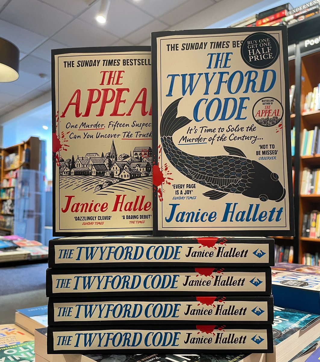 The paperback for THE TWYFORD CODE has just arrived into store. If you’ve read <a href="/JaniceHallett/">Janice Hallett</a> ‘s THE APPEAL you’ll know that it’s never your standard crime novel. One for the Summer reading list! <a href="/ProfileBooks/">Profile Books</a>