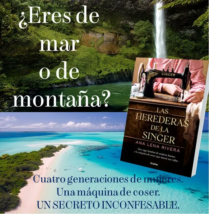 ¿Qué preferís? ¿#Mar o #campo? A mí me cuesta elegir... #LasHerederasdelaSinger #verano #vacaciones #libros #librosrecomendados #costura #queleer #librosmiadiccion #librosqueenamoran #instalibros #leer #leeresvivir