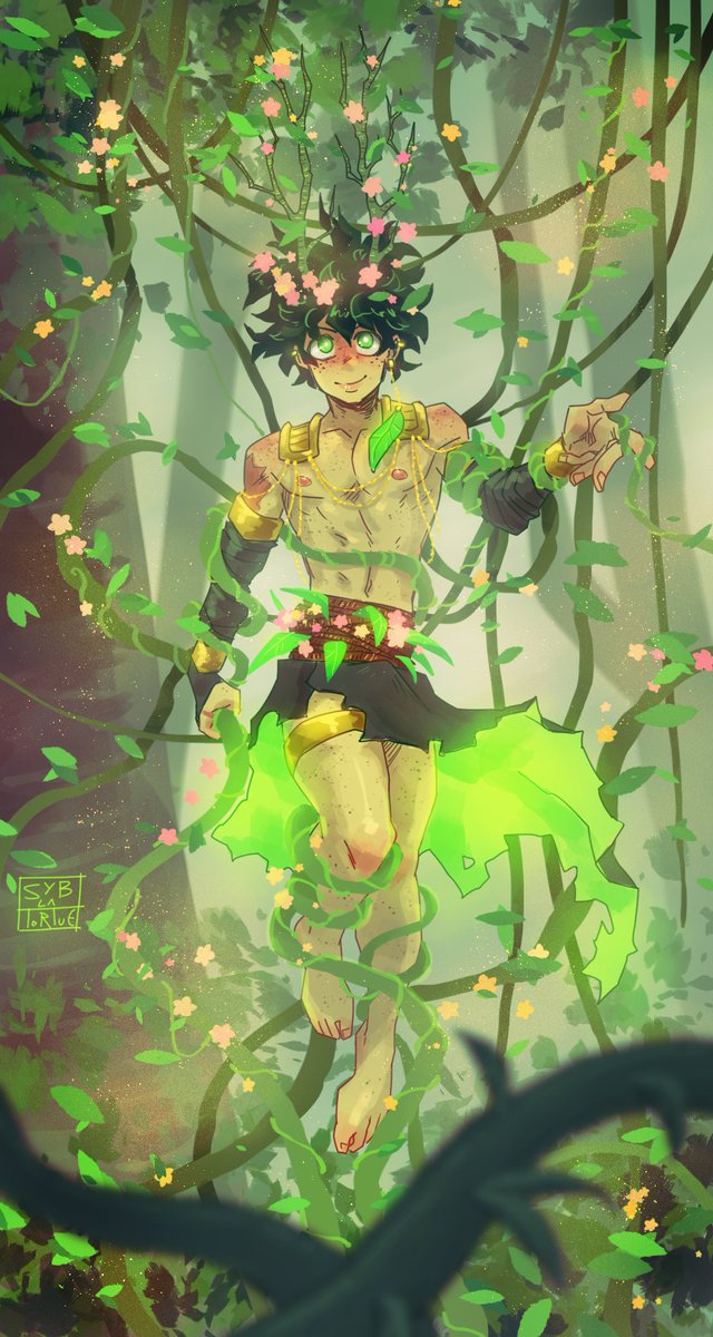 SybLaTortue's tweet photo. the Forest God gets horny in spring, so does his forest, so does whoever breathe in that pollen 🌺 https://t.co/dHNGFIi1vG