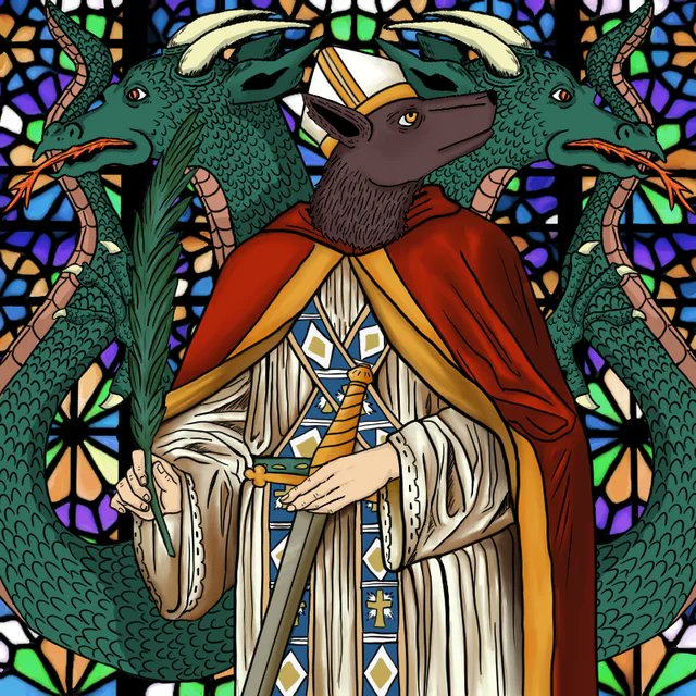 SirTBagginz's tweet photo. @cocoadirewolf @GothicDegens A collab with @SaintDegenNFT would be ๐ฅ AF #WAGBLESS https://t.co/lXeVnXa4Ob