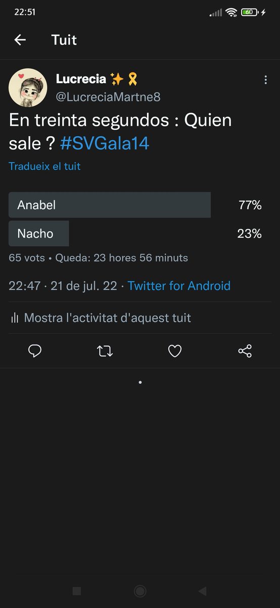 LucreciaMartne8's tweet photo. #SVGala14 Fuera Anabel, la lloroba quejica que dice que ha hecho de todo, y solo un micro pez y para colmo lo ahoga 🤦🏼♀️ #FueraAnabel https://t.co/5n51Bq96lT