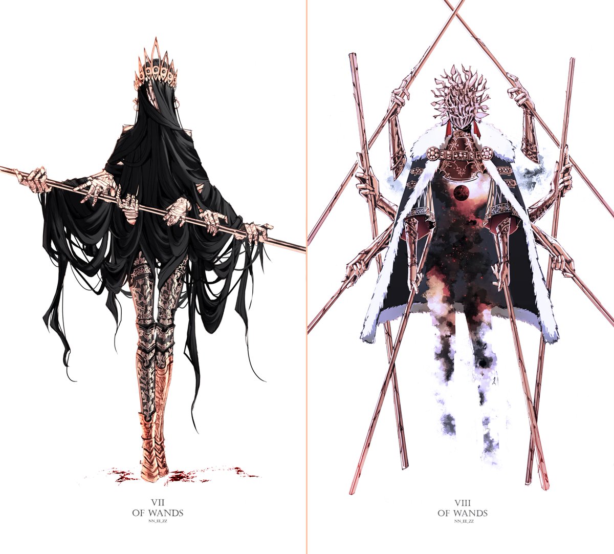 NN_EE_ZZ's tweet image. Tarot Suit of Wands (Continuation). Pick a favorite!
