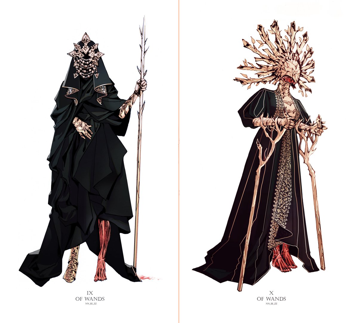 NN_EE_ZZ's tweet image. Tarot Suit of Wands (Continuation). Pick a favorite!