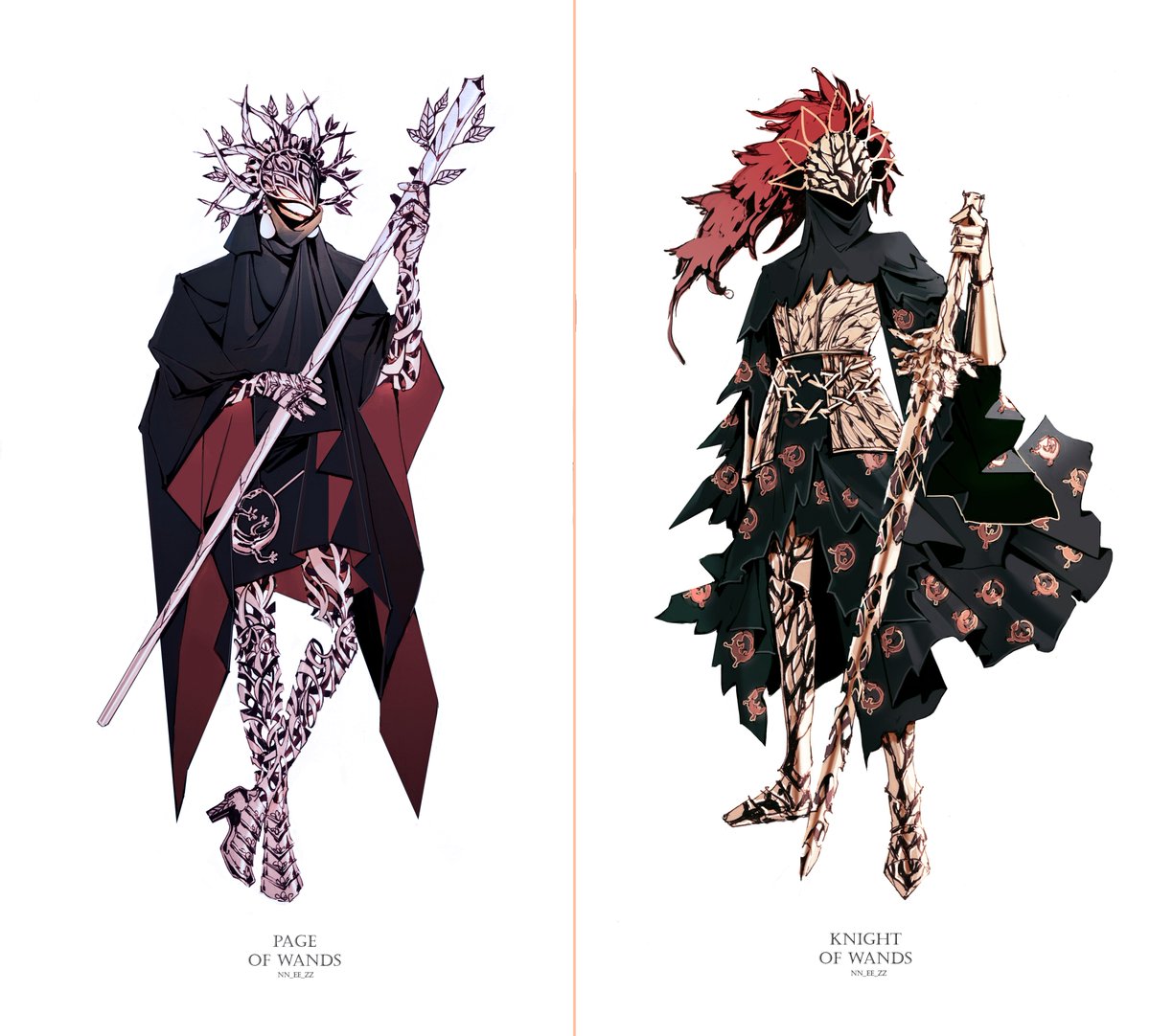 NN_EE_ZZ's tweet image. Tarot Suit of Wands (Continuation). Pick a favorite!