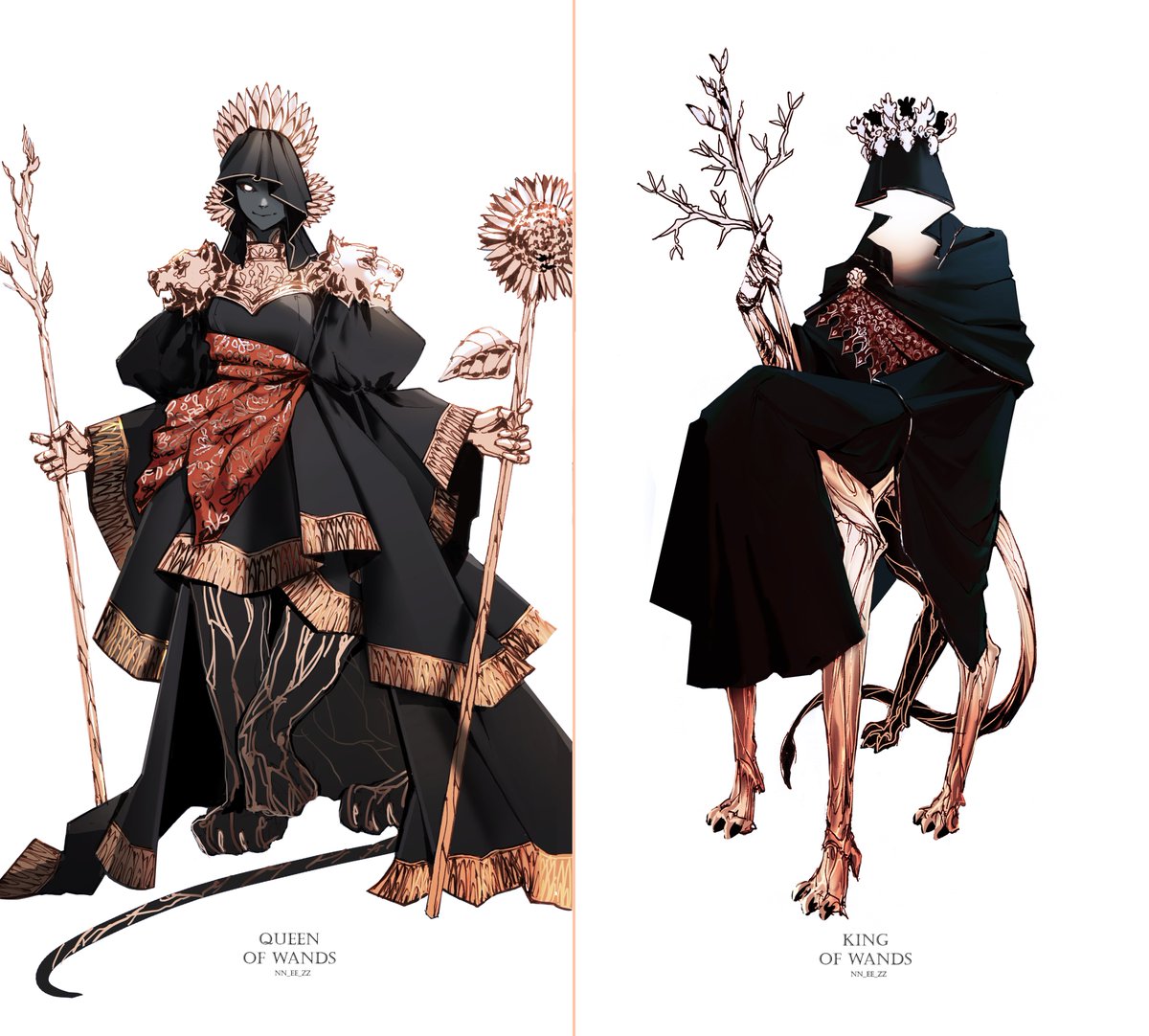 NN_EE_ZZ's tweet image. Tarot Suit of Wands (Continuation). Pick a favorite!