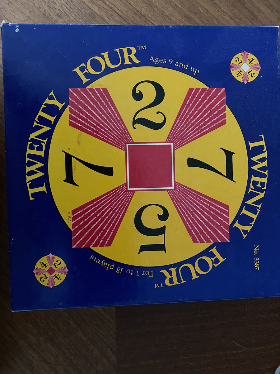 Good2noeMath's tweet photo. Throwback Thursday- a share of early @24game for #MathPhoto2022 #mathgames Still an amazing class. Loved by students and me. @FirstInMath @RobertSun24 #MTBoS https://t.co/euCSQZa4yT