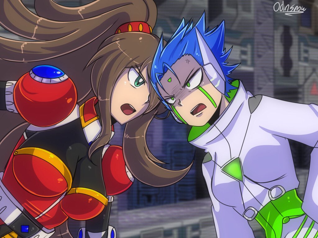 AnonYamato's tweet photo. Rockman X Dive :

Iris -another- and Sona

Es un dibujo que hice unos dias pero no lo habia subido por aqui 

#rockmanxdive #oc #megamanoc #rockmanoc #rockmanx #megamaniris #rockmanoc https://t.co/cXIErqAeov