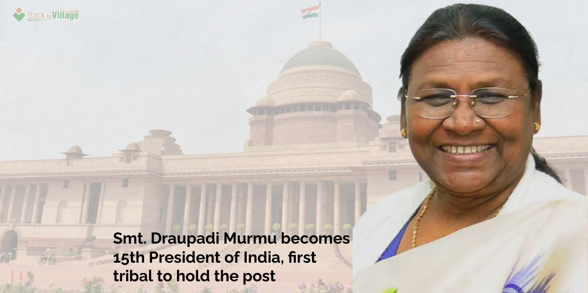 Smt. Draupadi Murmu belongs to Rairangpur (Mayurbhanj), where B2V's journey started from.
#PresidentOfIndia