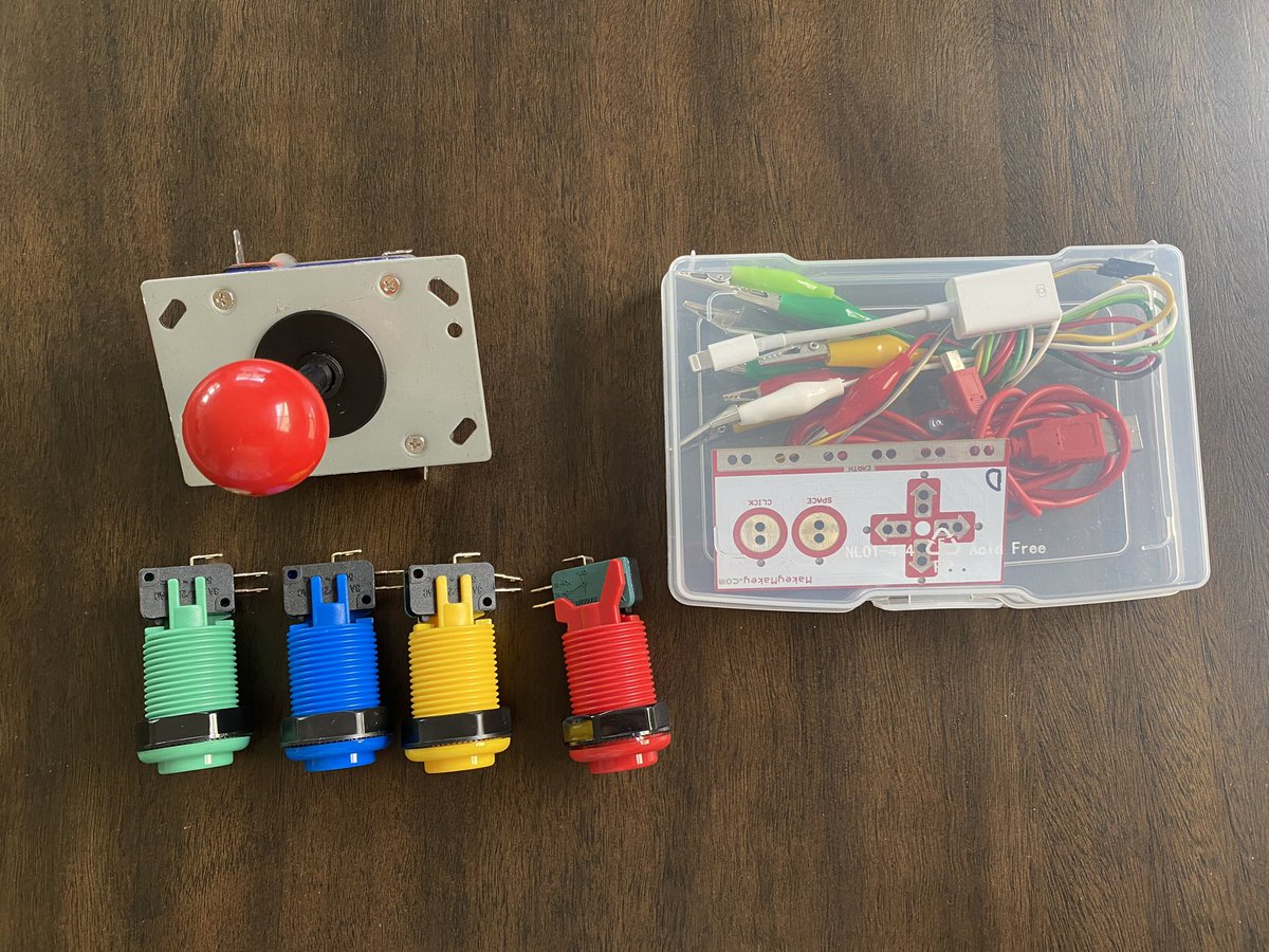 dorifriedman's tweet photo. Prepping for a new project as I plan my upcoming STEAM Elective for the 22-23 school year! I’ve had this on my list to try for a long time and it has finally hit the top of the list! Stay tuned! More to come! #makerEd #STEAM #STEM #makeymakey #innovation #DIYarcade #makermindset https://t.co/7M2dGu2IjK