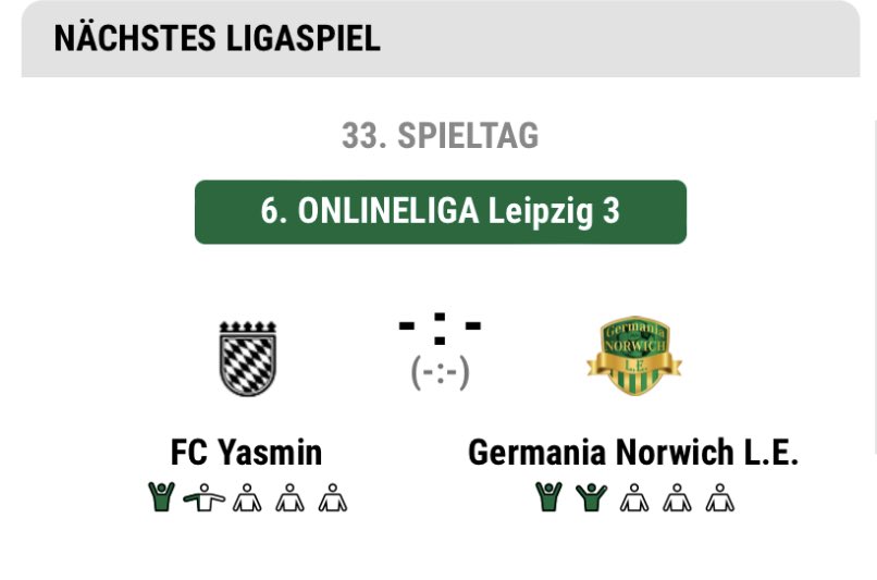 TomNorfolk2's tweet photo. Heute gilt es ! Ein Unentschieden im direkten Duell und wir sind Meister! https://t.co/GcVlzjCKwT