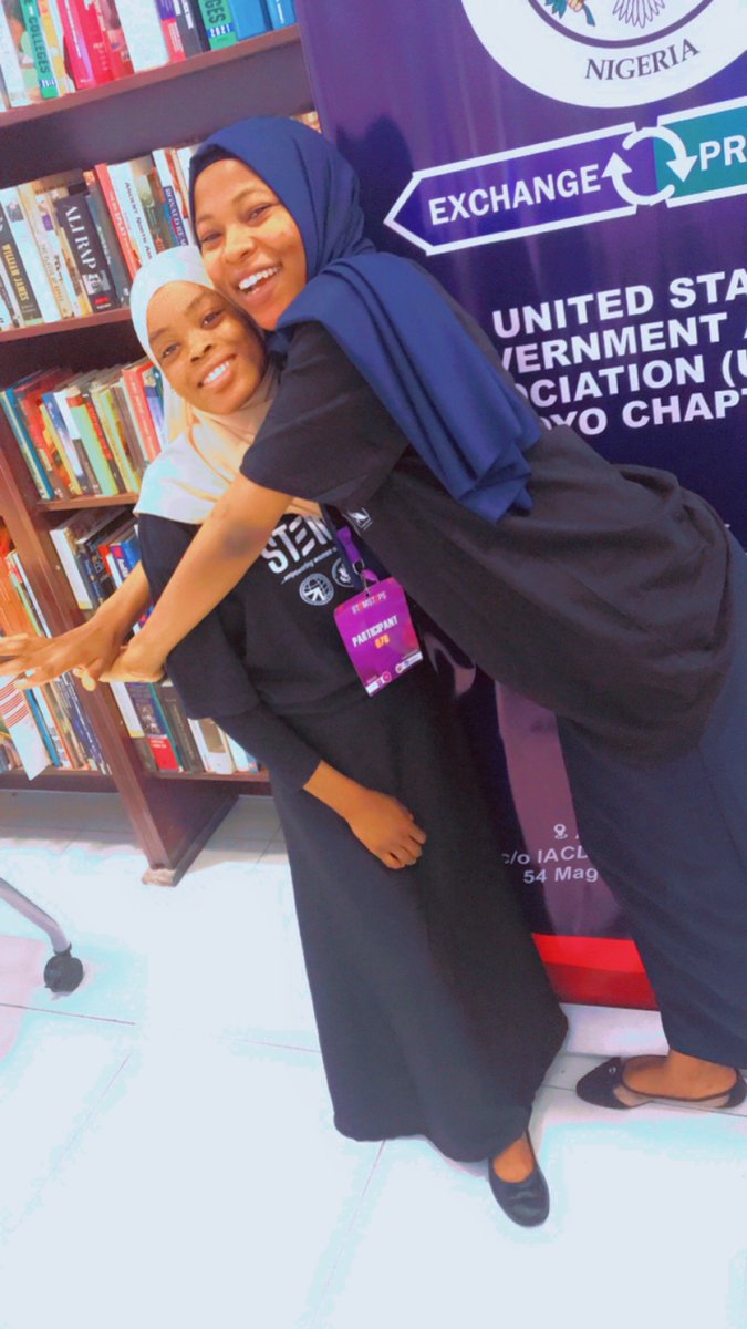 Sanusiamina19's tweet photo. So happy to be in attendant #WomeninTech
#IVLP #LifefountFoundation Thank you #YemisiAdeyeye #USinNigeria #STEMSTEPS #STEM https://t.co/KSFgQPINR4