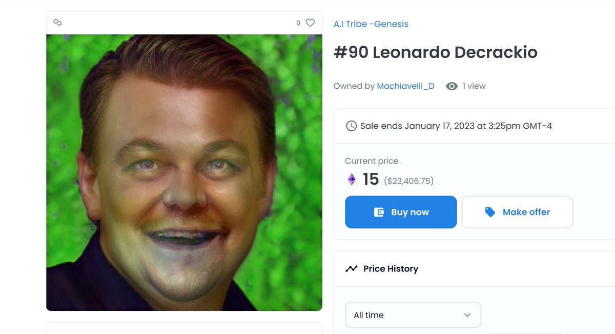 binary_ai's tweet photo. A massive come up to whoever just minted this-
@LeoDiCaprio
We love ya.
#freemintNFT #BinaryAI https://t.co/hqteiRNMSZ