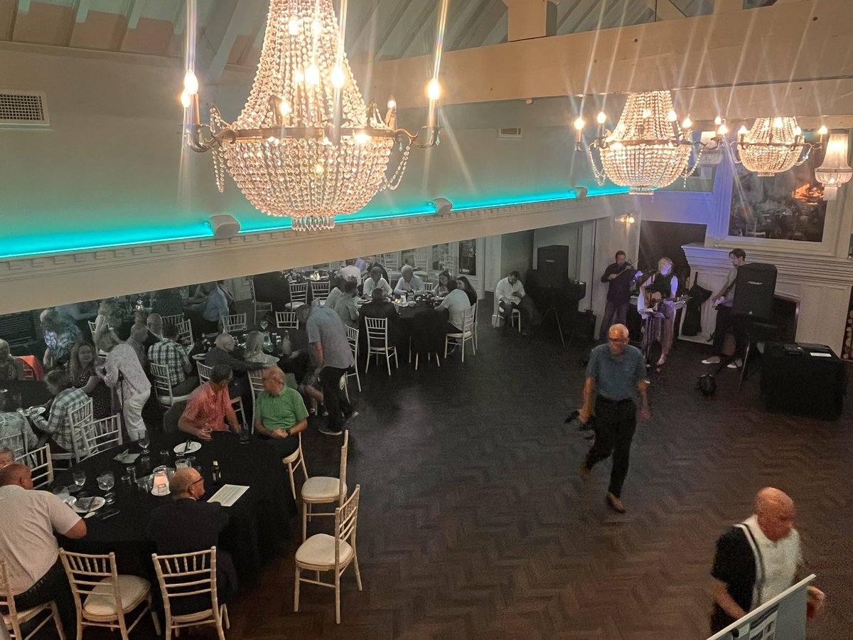 nenwpga's tweet photo. Great night in full flow at the @BlackwellGC pre ProAm cocktail party.

Live 🎶, free 🍺 followed by a Q&amp;A including Pilgrim brothers

Roll on the 58 😯 team ProAm in the morning! https://t.co/8ISXxn78Ff