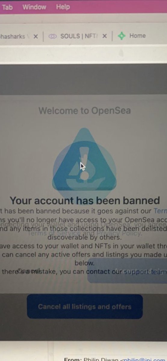 SAMCO_NFT's tweet photo. @opensea_support @opensea_support @opensea  Please DM me urgently. I have a lot in here and ive never ever done anything that could lead to this, i am petrified and i need help immediately. I have never done anything wrong that could cause this. https://t.co/fy9Kx1mFyc