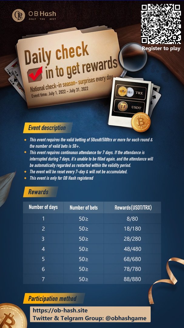 MIND THIS:

Min Amt: 10U/100TRX
Max Amt: 5,000U/50,000TRX

Single betting amount less than 10U/100TRX or more than 5000U is invalid. If you do so, you just receive 95.5% amount because of a 5‰ fee deduction.

Win or Loss,shows in 10s.
👇👇👇
ob-hash.site
👆👆👆