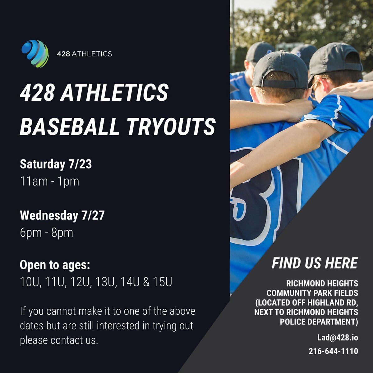 428Athletics's tweet photo. Our 428 Athletics Baseball and Sandlot Softball tryouts are fast approaching us ✨

Register via the links below ⬇️

⚾️ Baseball: https://t.co/ENtt0WD9mS

🥎 Softball: https://t.co/goZat0GvJQ https://t.co/aGeDuVXuhg