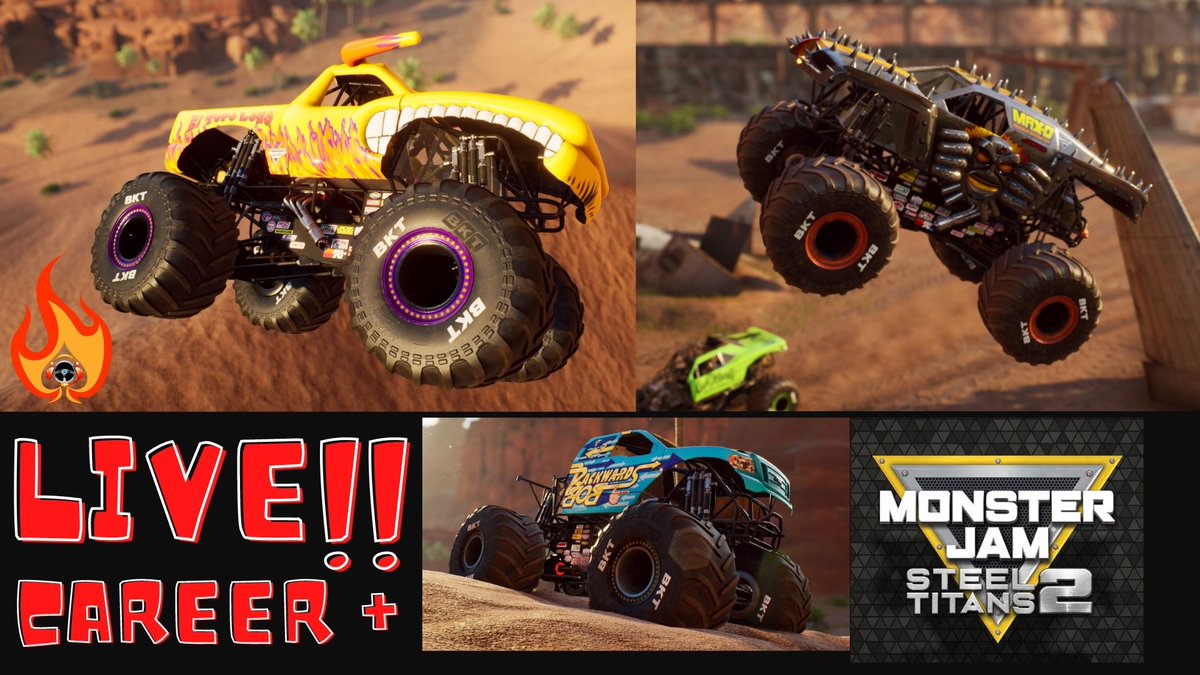 JpaceYT's tweet photo. Change of time** We will be live today 7/21 6:30pm EST https://t.co/QGcSq12We7 with some Monster Jam Steel Titans 2 #monsterjam #steeltitans2 #SmallStreamersConnect #SmallStreamerCommunity https://t.co/OhpPBsD76y