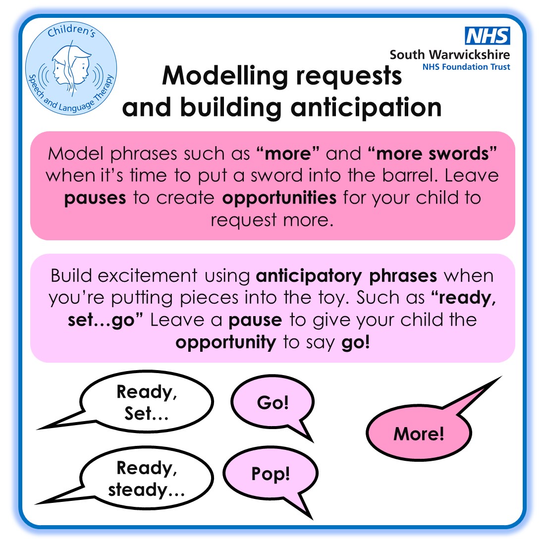 WarwickshireSLT's tweet photo. It's week one of this years Summer Student Take-Over - this weeks Toys for Talking is: Pop up Toys.
@nhsswft @timetotalkwarks @RCSLT @SLTatBCU https://t.co/Z45NxHKtIh