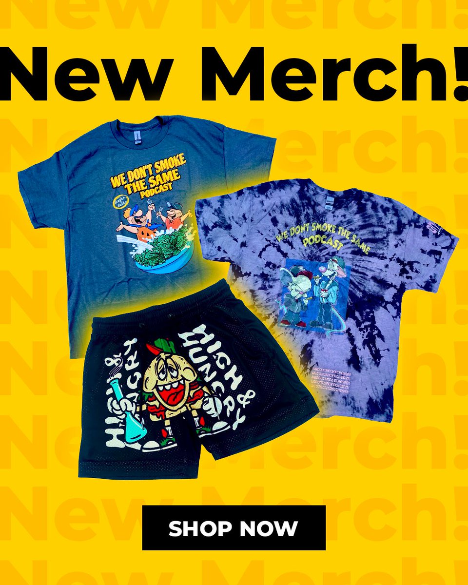 HighandHungrytv's tweet photo. New High &amp; Hungry Episode &amp; Merch Added!  🔥✨ - https://t.co/pw2Gz7iD3p https://t.co/jKOYMhVkok